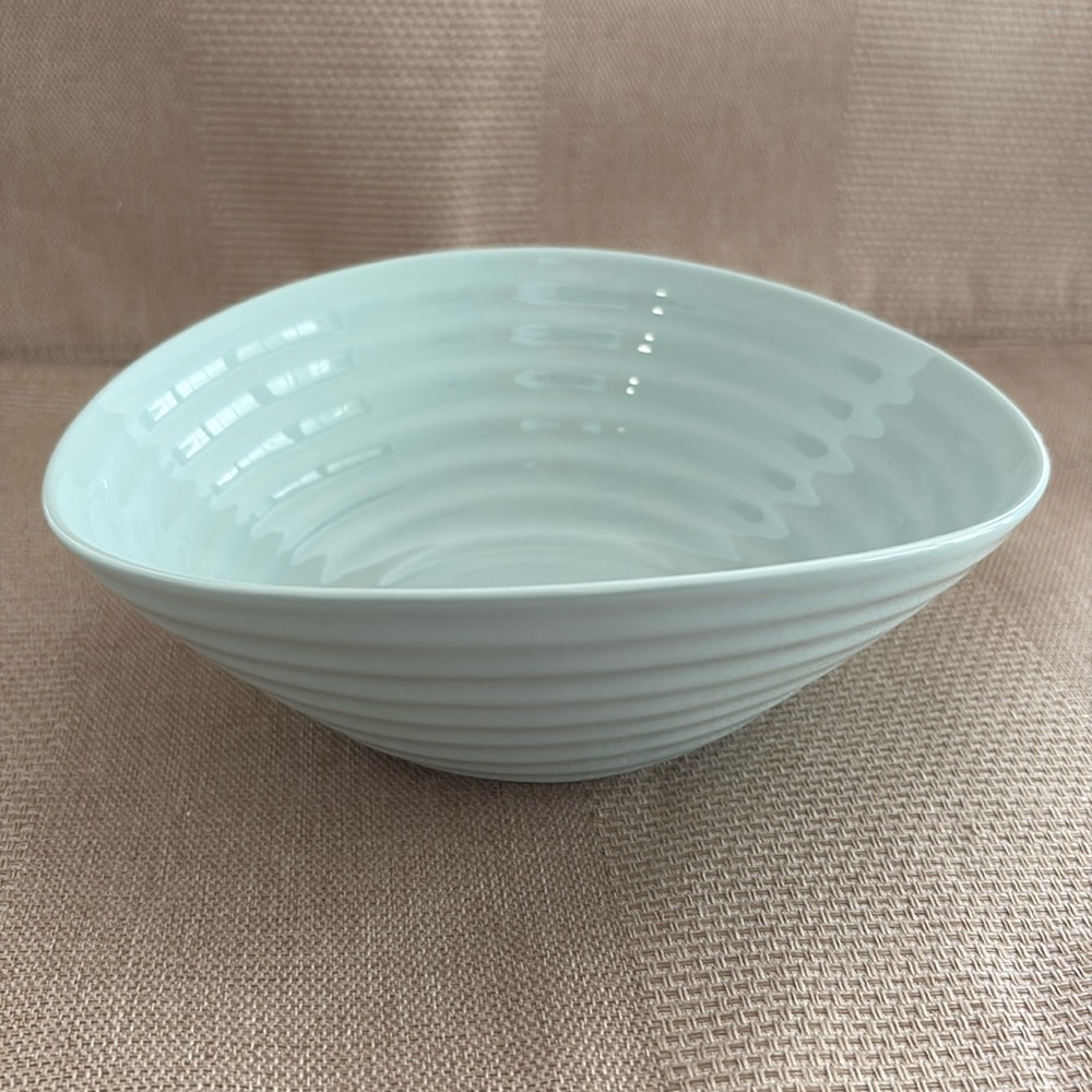 Portmeirion Sophie Conran Celadon Coupe Cereal Bowl 6.5" x 7.25" x 2.75"H Aqua